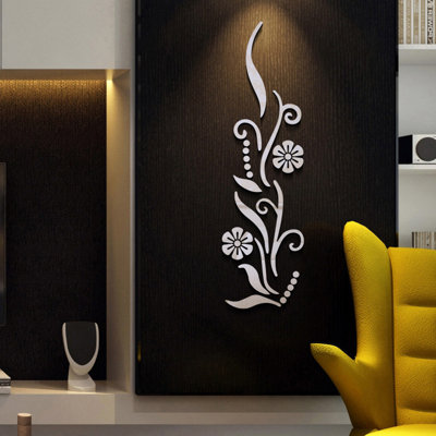Fleur, miroir de décoration pour salle de bain