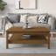Kayliyah Solid Wood Four Leg Coffee Table-2113233307-2113233308