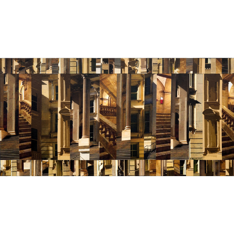 Patchwork City 63 Print by Marilyn Henrion