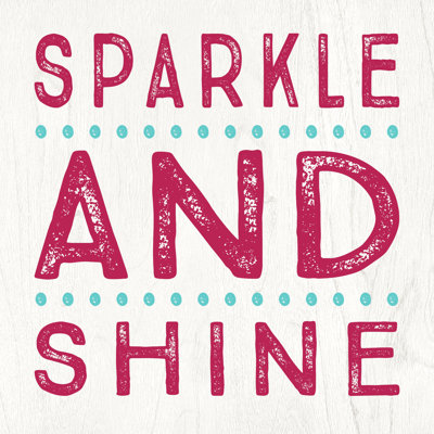 Sparkle And Shine - Wrapped Canvas Print