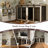 61'' W Dividable Dog Crate Furniture-1957311229