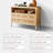 Modern Burlywood Solid Wood Sideboard