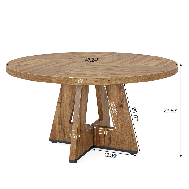 Union Rustic Kuuipo 47.24'' Round Dining Table