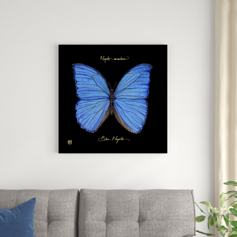 Papillon frappant I, H 30 po x l 30 po x P 1,25 po