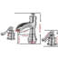 Robinet de lavabo pour salle de bain SoftStream