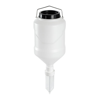  Hanging Condiment Dispenser 5 Liters Large Refillable Sauce Dispenser Wide-Mouth Leakproof Squeeze Nozzle Condiment Storage Bottle For Ketchup, Salad Dressing, Mustard, And Syrups