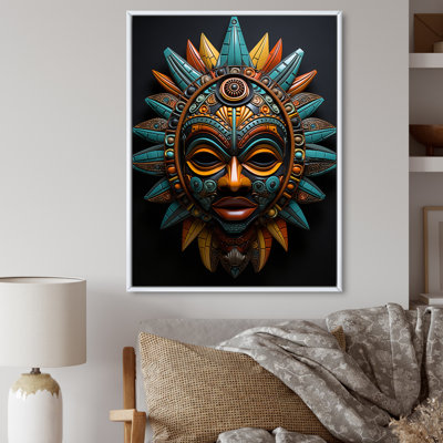 Jeilani, masque tribal africain, bamileke