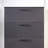 Stylish Dark Gray Chest With Extra Deep Drawers And Bearing Slides Water Heat Full Extension