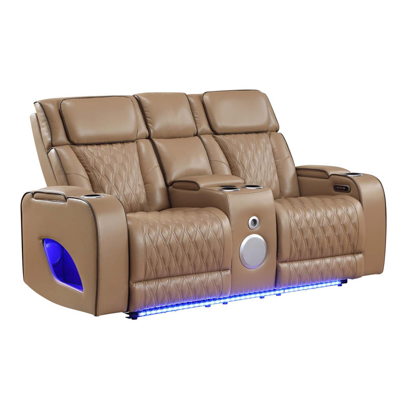 Causeuse inclinable moderne avec massage puissant et fonction Bluetooth