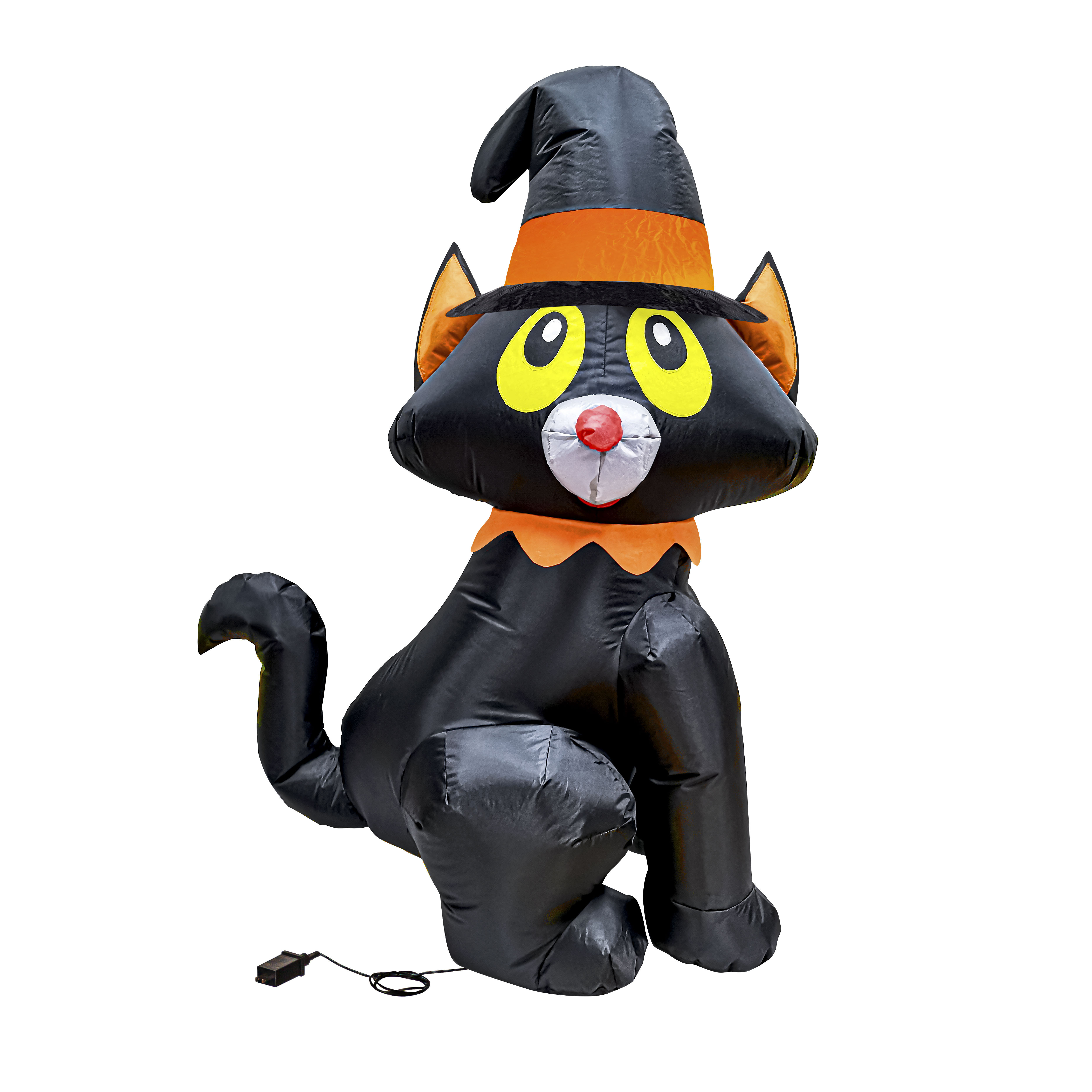 Plow & Hearth Lighted Black Cat Halloween Inflatable Wayfair