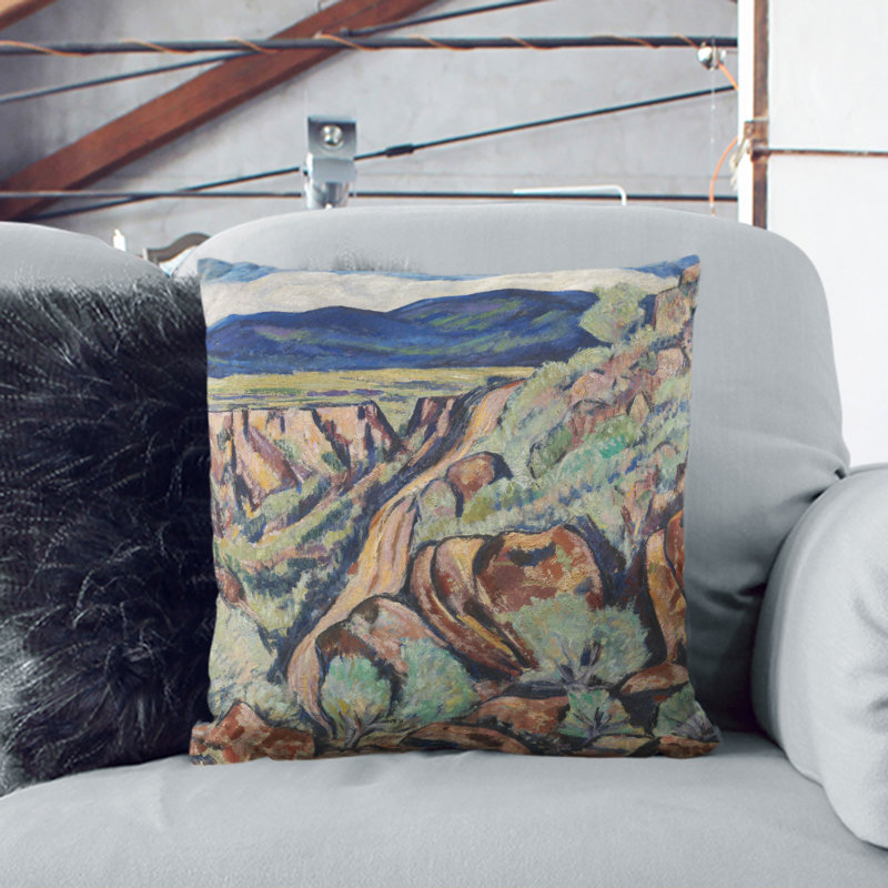 Landscape, New Mexico Scatter Cushion with Filling, 55cm H x 55cm W x 20cm D