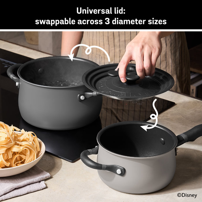 Disney 100 Nonstick Induction Cookware Essentials Set, 4 Piece ...