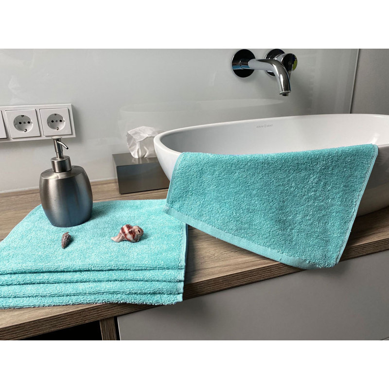 Midweight Fingertip Towel, Azur