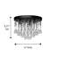 Plafonnier encastré 16 po 2 lumières Derith-924028012