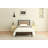 Orv Metal Platform Bed with Middle Wooden Slat Headboard-1088962531