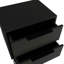 Table de chevet Skyoner 2, pieds Harpin, deux tiroirs-795479791