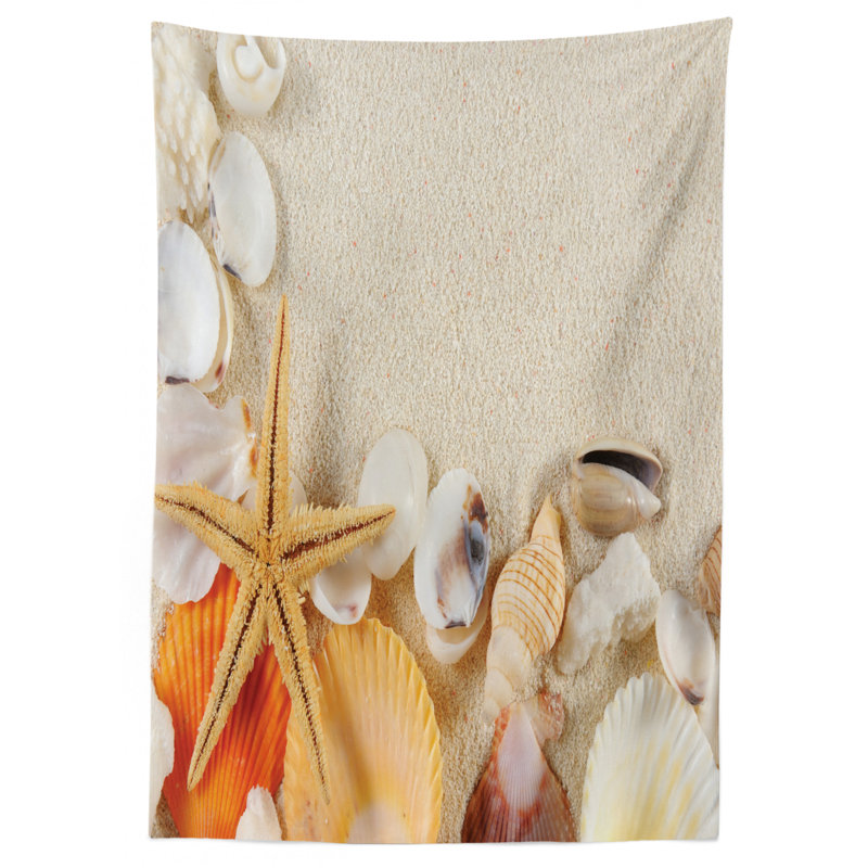 Seashells Tablecloth, 90" L x 60" W