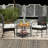 Ivalou Metal Outdoor Dining Armchair with Cushions