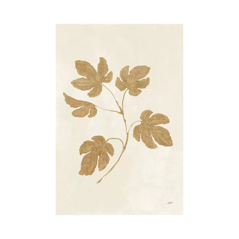 Botanical Study III Gold 1 Piece Wrapped Canvas Wall Art, 66.04 cm H x 45.72 cm W