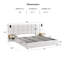 King Size Velvet Upholstered Hydraulic Lift-Up Storage Platform Bed With Headboard, Built-In Nightstands With Drawers, 2 Lamps, And Usb Port-1897412141