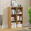 Étagère de rangement en bois à 6 cubes avec rangement ouvert pour le salon, la chambre à coucher et le bureau chêne naturel-620950264