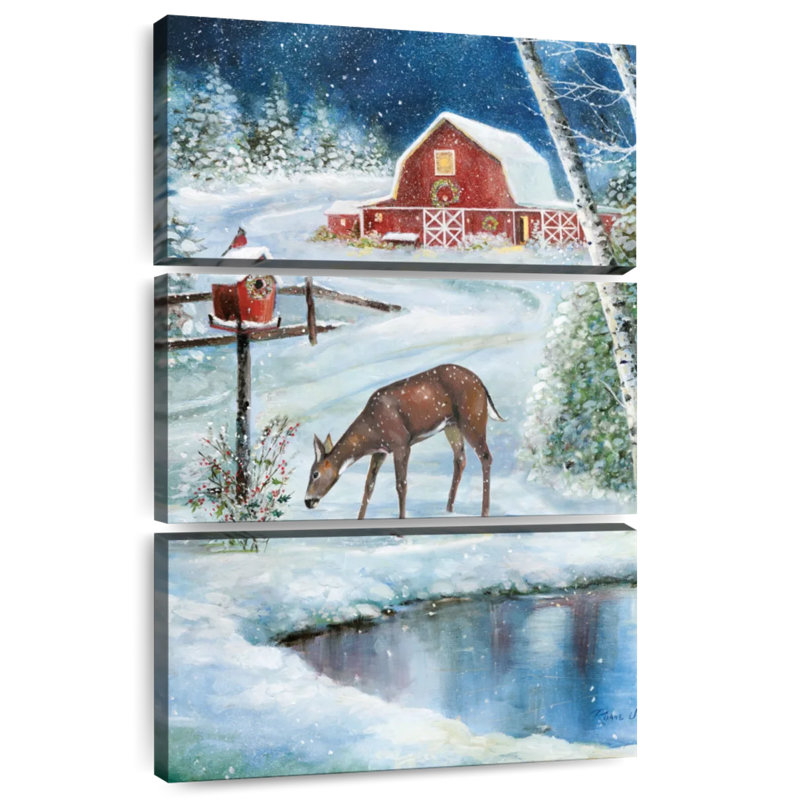 Lelend Holiday Skating, 38" H x 24" W