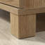 Table de chevet, finition brune