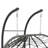 2 Persons Wicker Hanging Egg Chair With Stand For Indoor And Outdoor Relaxation, Comfortable And Durable Patio Swing-1601367414