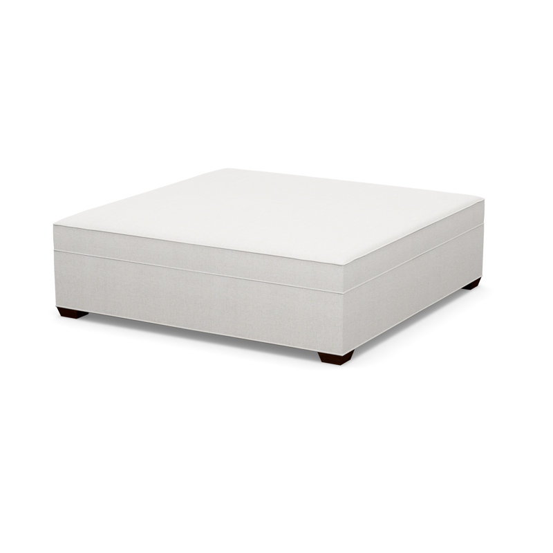 Square Ottoman, 2245-80, Walnut