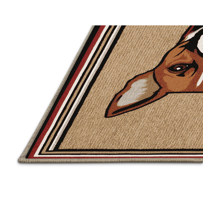  Tapis lavable Basenji Dogs, Carré 4 pi