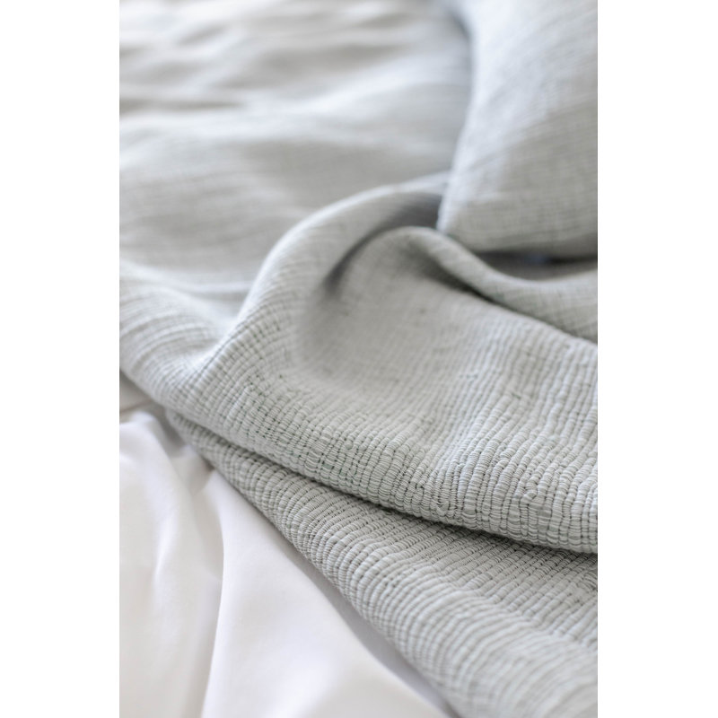 Athena Throw Blanket, Shore Blue