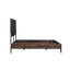 Grand lit en bois massif Chaniya
