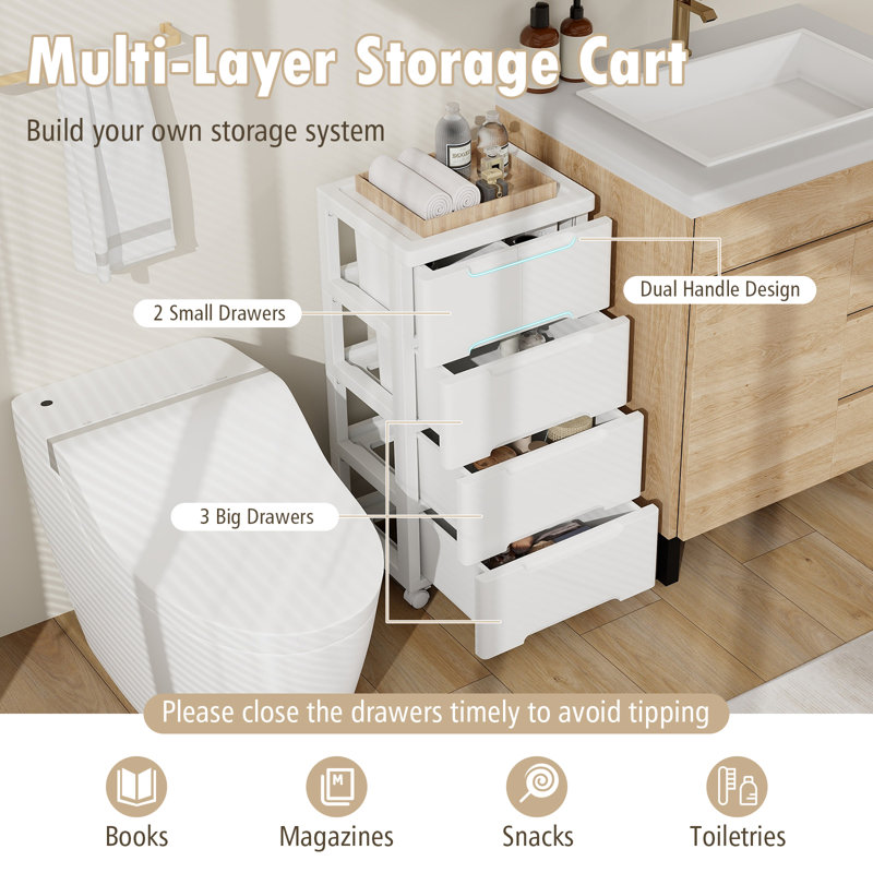 5 Drawer Storage Drawer