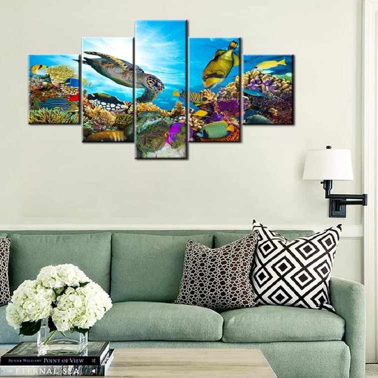 Dovecove Framed On Canvas 5 Pieces Print | Wayfair