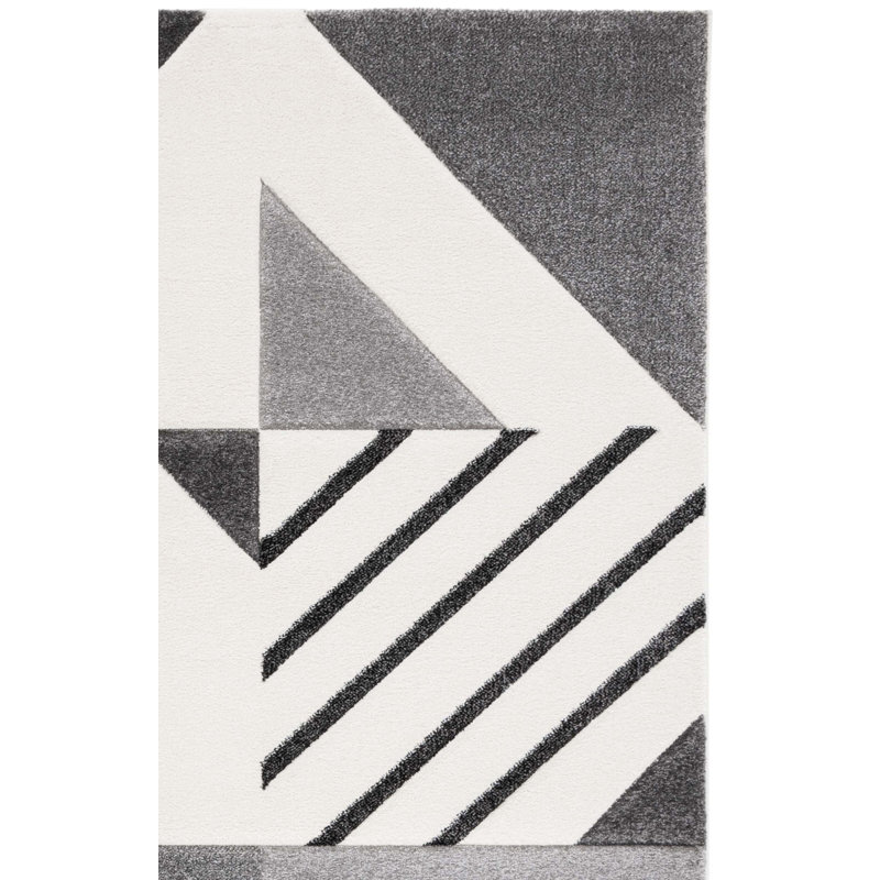Tapis à motif géométrique Jeromie Performance, Rectangle 9 pi x 12 pi