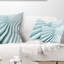 Fractal Architecture 3D Waves - Coussin décoratif à imprimé abstrait
