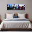 South Beach, Miami Beach, Floride, États-Unis, palmier abstrait, architecture, art mural sur la plage-1415368318