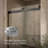 Levity Plus Less Sliding Shower Door, 81-5/8 In. H X 44-5/8 - 47-5/8 In. W, With 3/8 In.-Thick Crystal Clear Glass-71812665