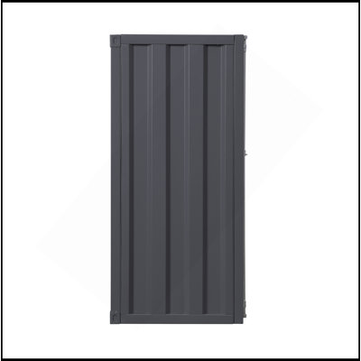 Cargo Gunmetal Finish Chest