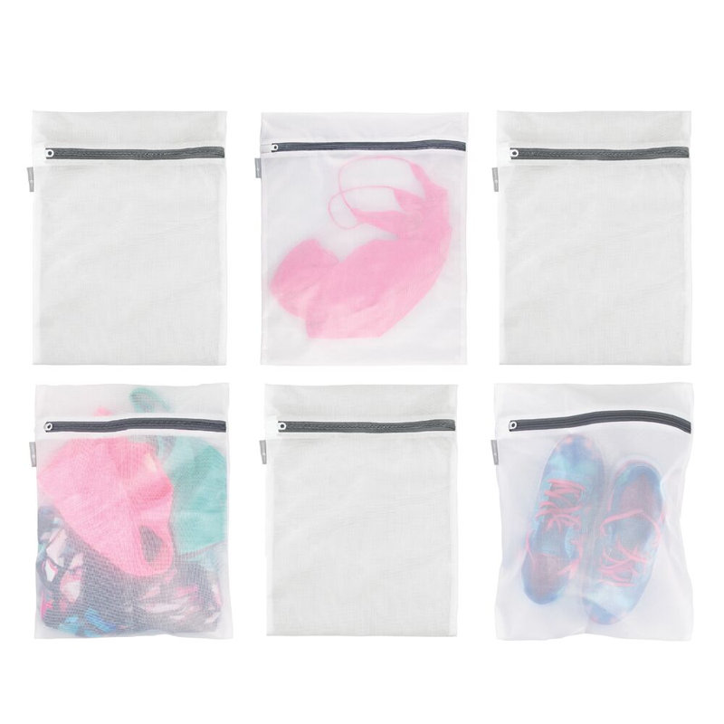 Medium Mesh Laundry Bag for Delicates - Garment Washing Bag with Zipper for Knits, Wools, Hosiery, and Sweaters