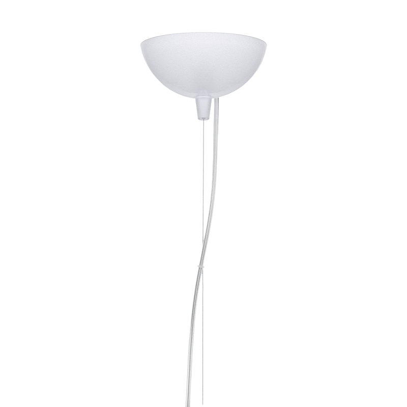 Luminaire suspendu rond Bloom, Menthe transparente, Petit