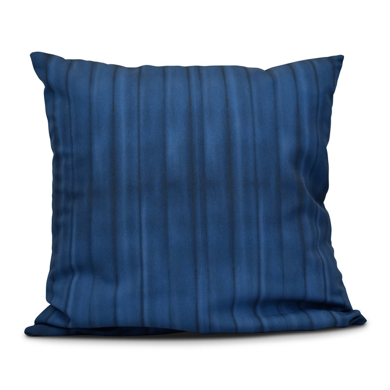 Housse de coussin et insert pour piscine carrée, Bleu marine, H 18 po x l 18 po