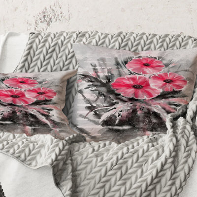 Abstract Throw Pillow