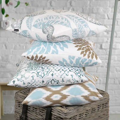 Modern Abstract 18ʺ Square Throw Pillow Set with Inserts