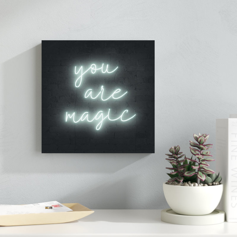 Neon Inspo VI, H 12 po x l 12 po
