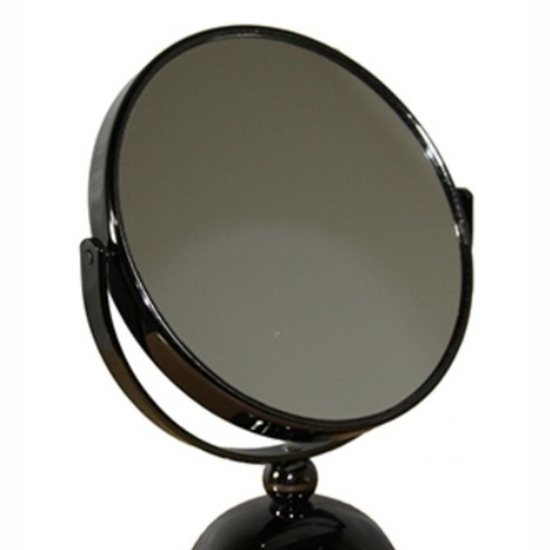 Miroir de maquillage chromé de 5,5 po de diamètre (miroir inclus seulement)