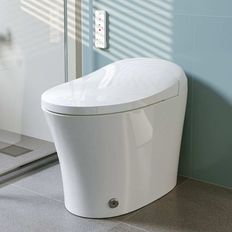 Calla Smart Bidet Toilet - Instant Warm Water Multi-Mode Cleaning, 4-Level Heated Seat, Antibacterial Surface, Multi-Level Safety Protection, Auto Flush, Energy-Saving
