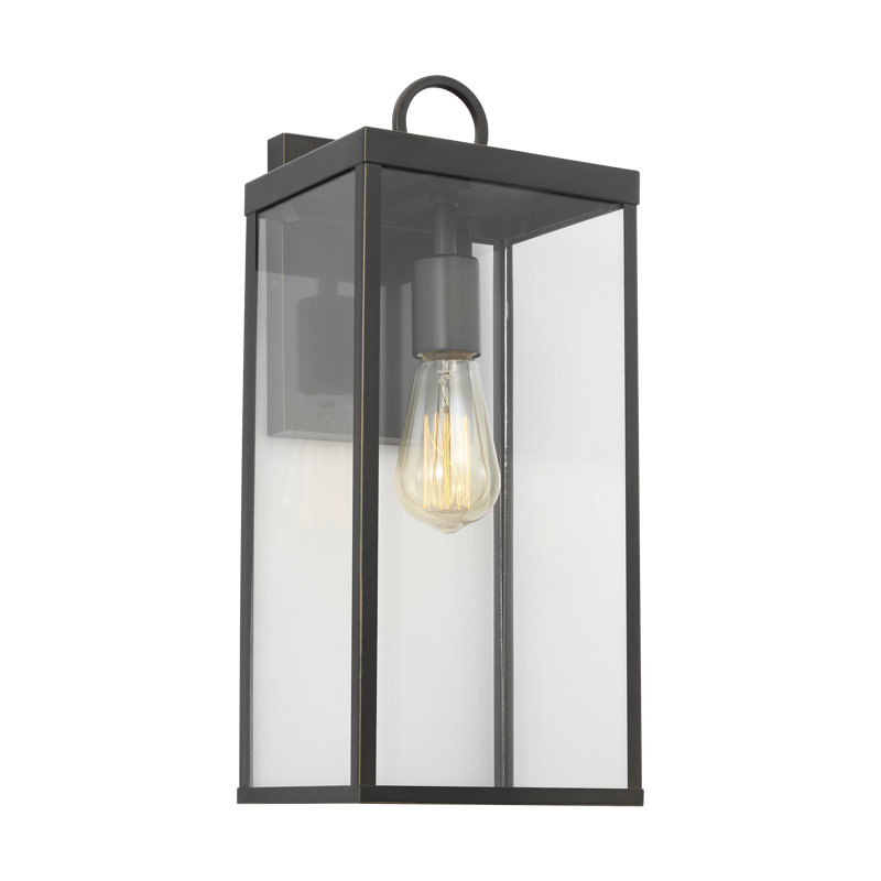 Howell Wall Lantern, Antique Bronze, 16.25" H x 7" W x 6.5" D