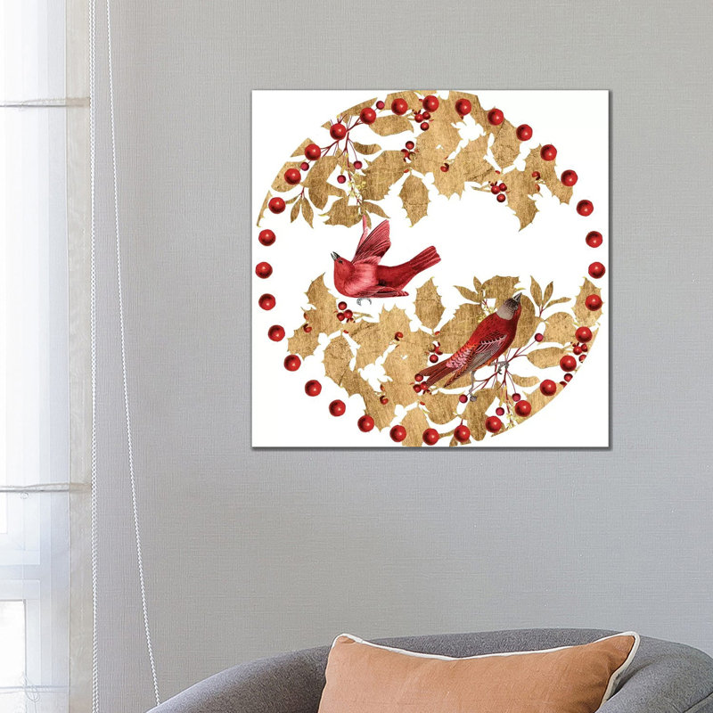 Bird Christmas Collection C, 66.04cm H x 66.04cm W