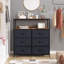 Leovani Steel 80cm W 6 - Drawer Chest of Drawers-596172841